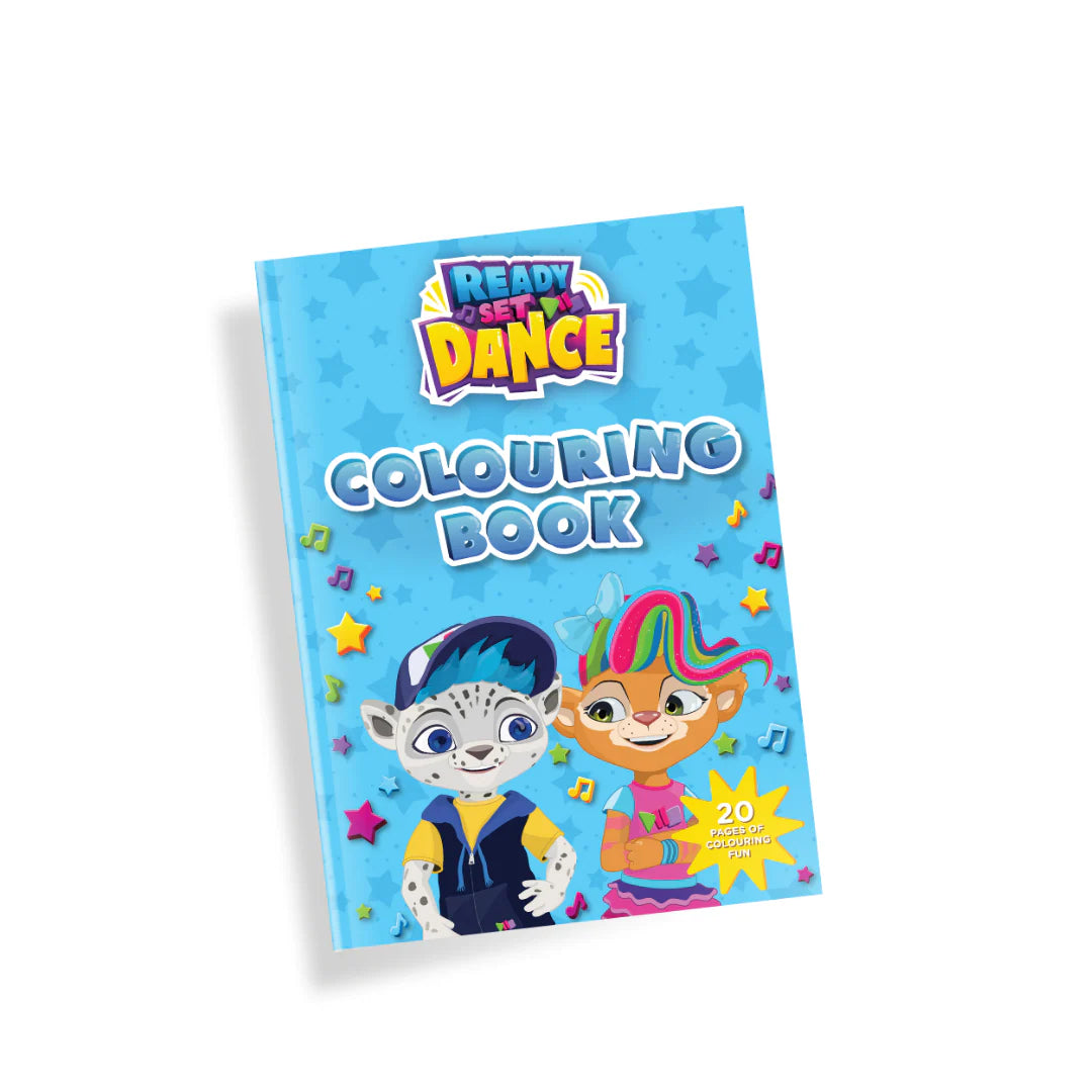 Ready Set Dance Colouring In Book - Twirl & Freeze