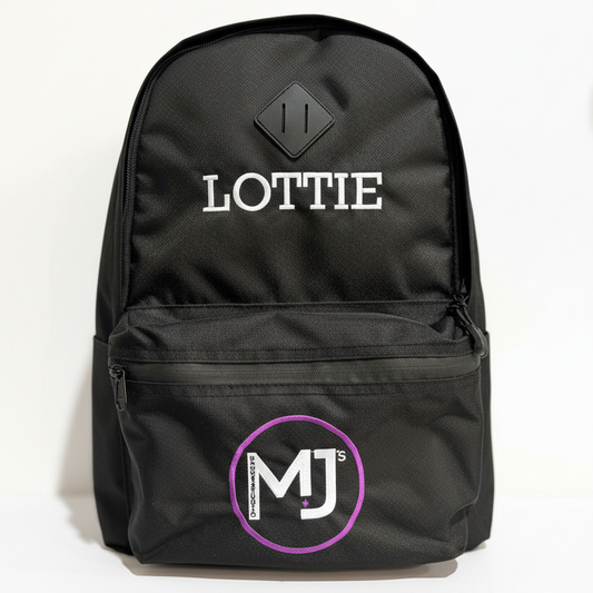 MJ's Personalised Backpack